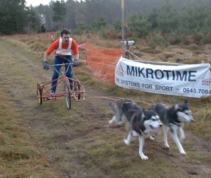 Reece at the finish