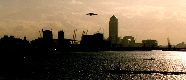 The Dome and Canary Wharf